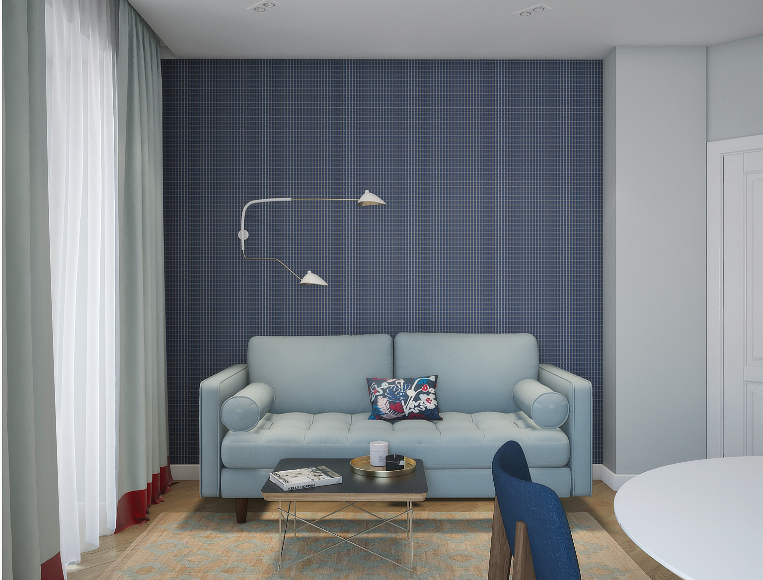 Скандинавский цветной