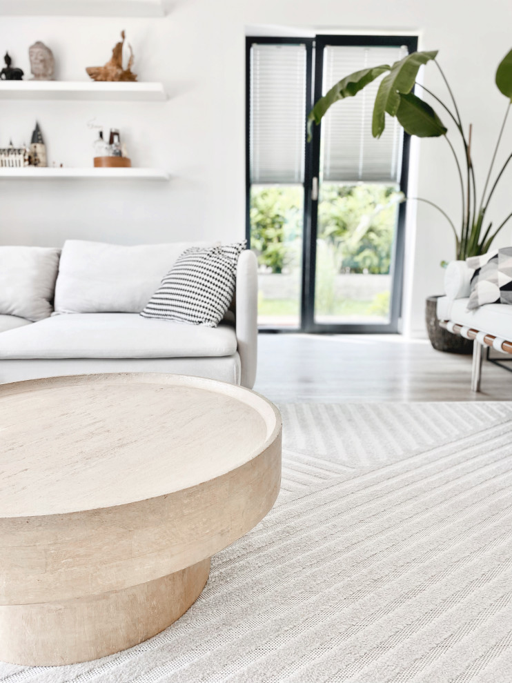 Modernes Wohnzimmer mit Boho Elementen