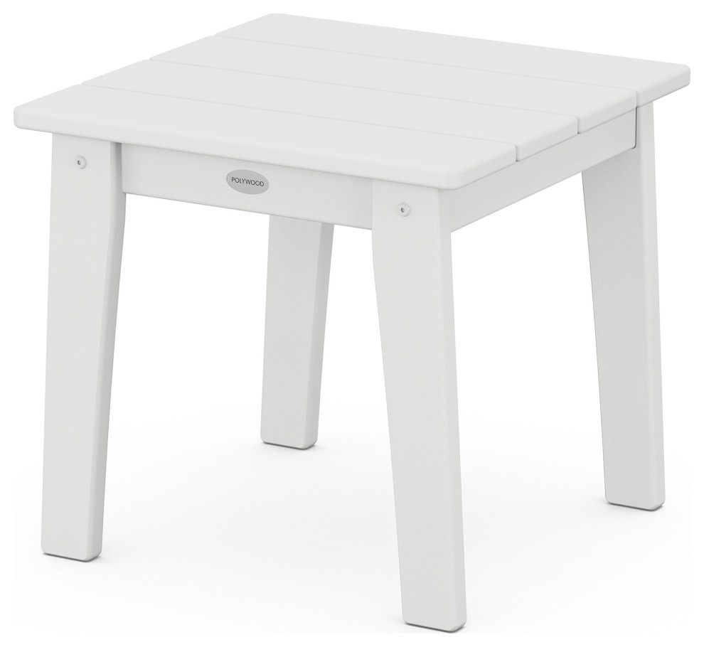 POLYWOOD Lakeside End Table Transitional Outdoor Side Tables by