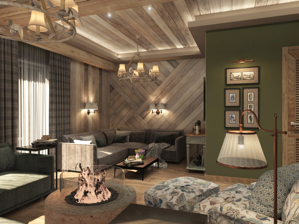 Коттедж с элементами стиля шале