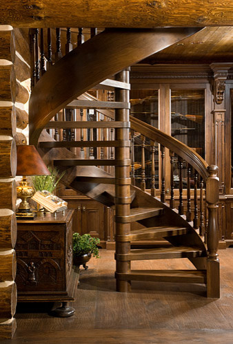 Staircase - rustic staircase idea