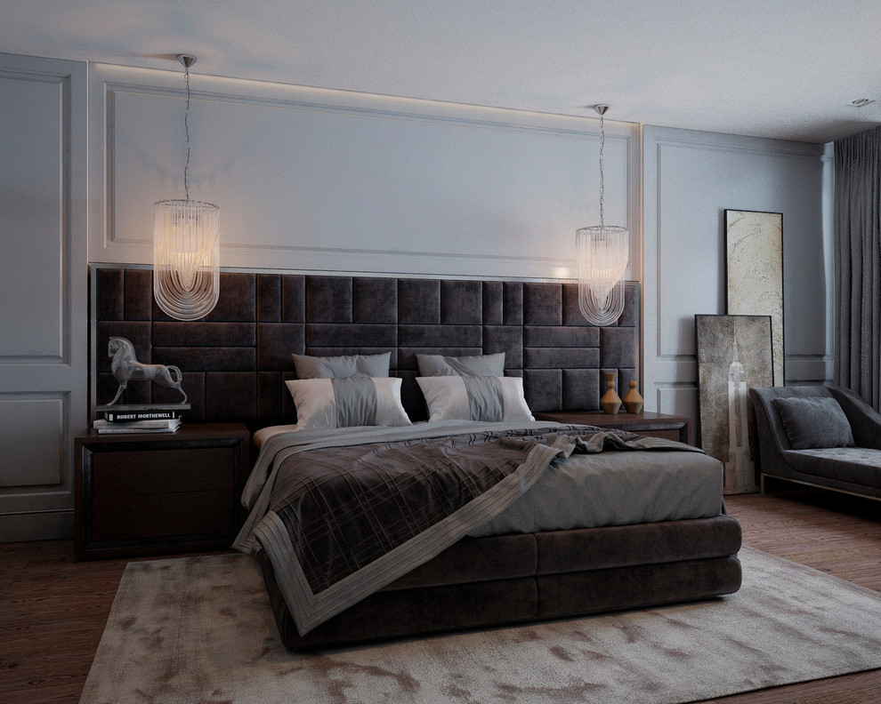 Рабочий процесс. Дизайн квартиры современная классика 150 кв.м.