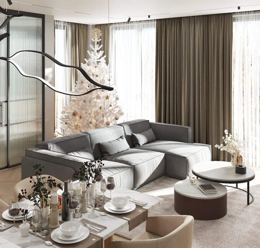 Дизайн проект квартиры 80м2