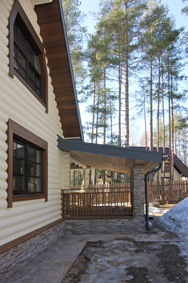 Срубовой коттедж в Рощино