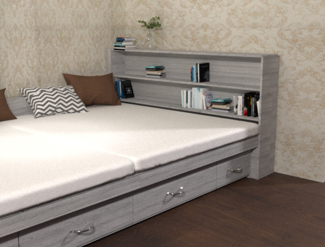 Визуализация тахты.