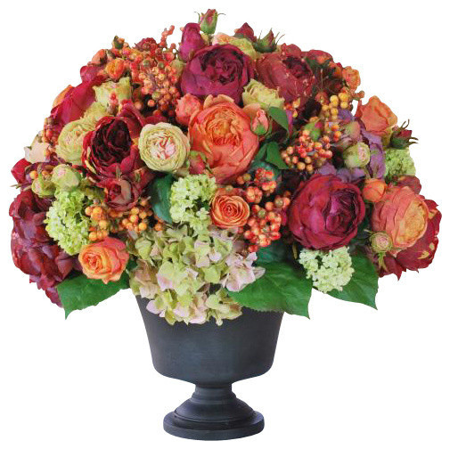 Mixed Conservatory Planter Flower Arrangement Artificial Flower