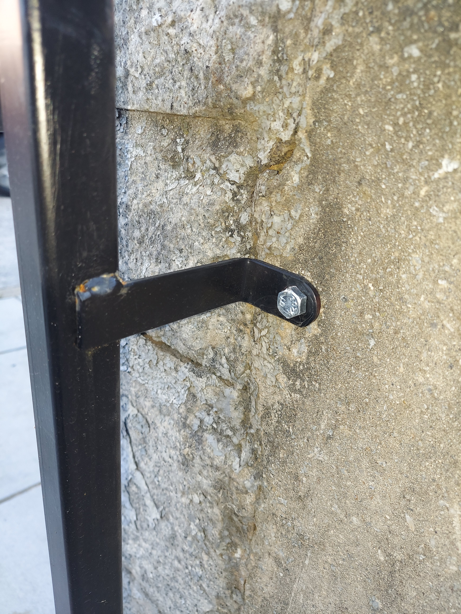 Attached to wall