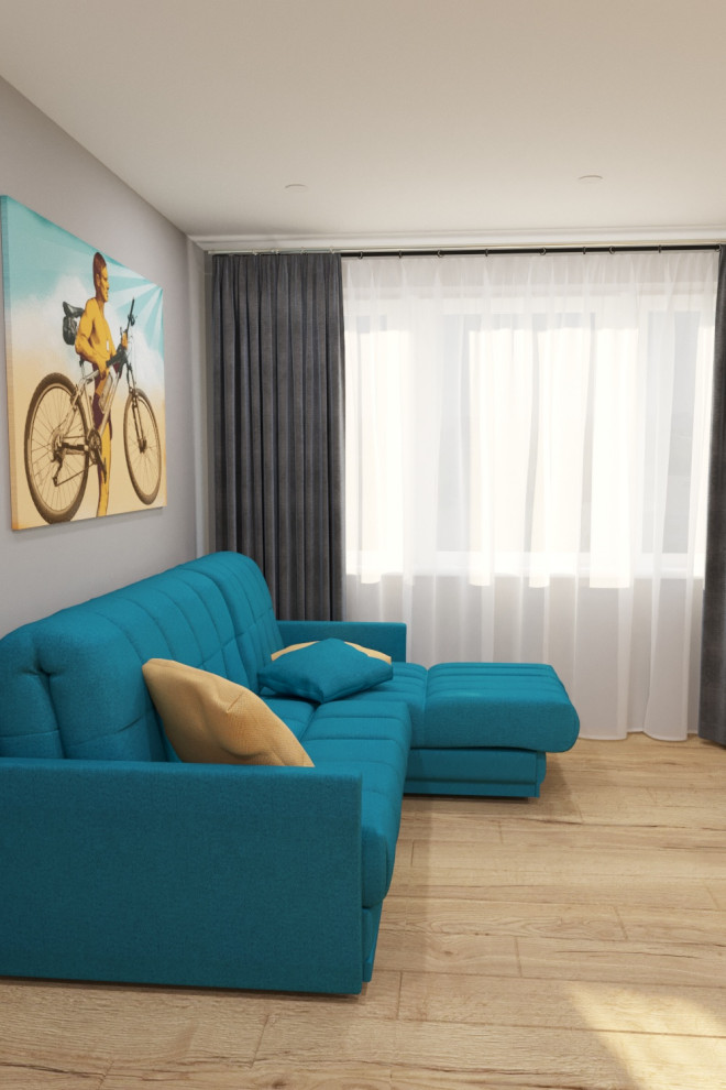 Однокомнатная хрущёвка для холостяка