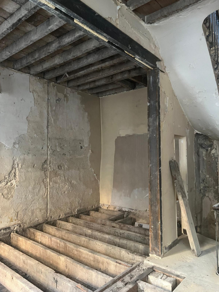 Projet Saint-Michel - Rénovation complète d'une maison de ville