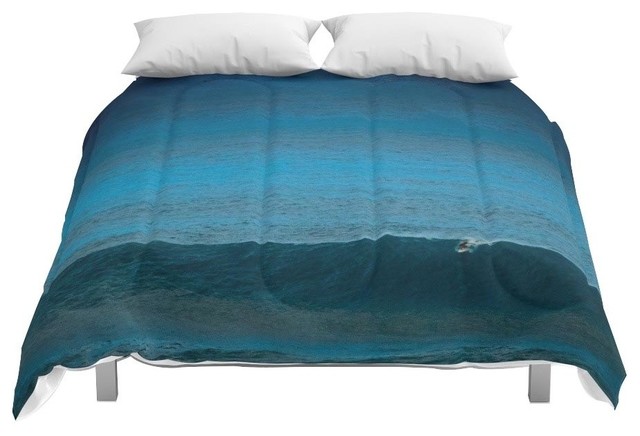 Society6 Sole Surfer Comforter Beach Style Comforters And