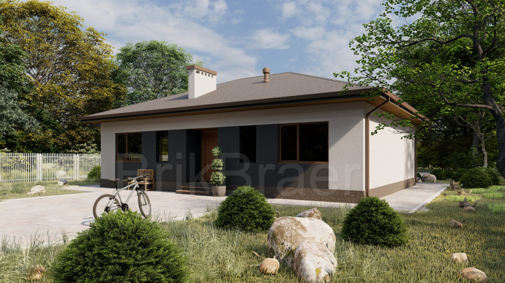 Проект дома №151 в современном стиле площадью 146 м2