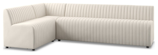 Augustine Dining Banquette L Shape, 110" - Transitional - Dining ...