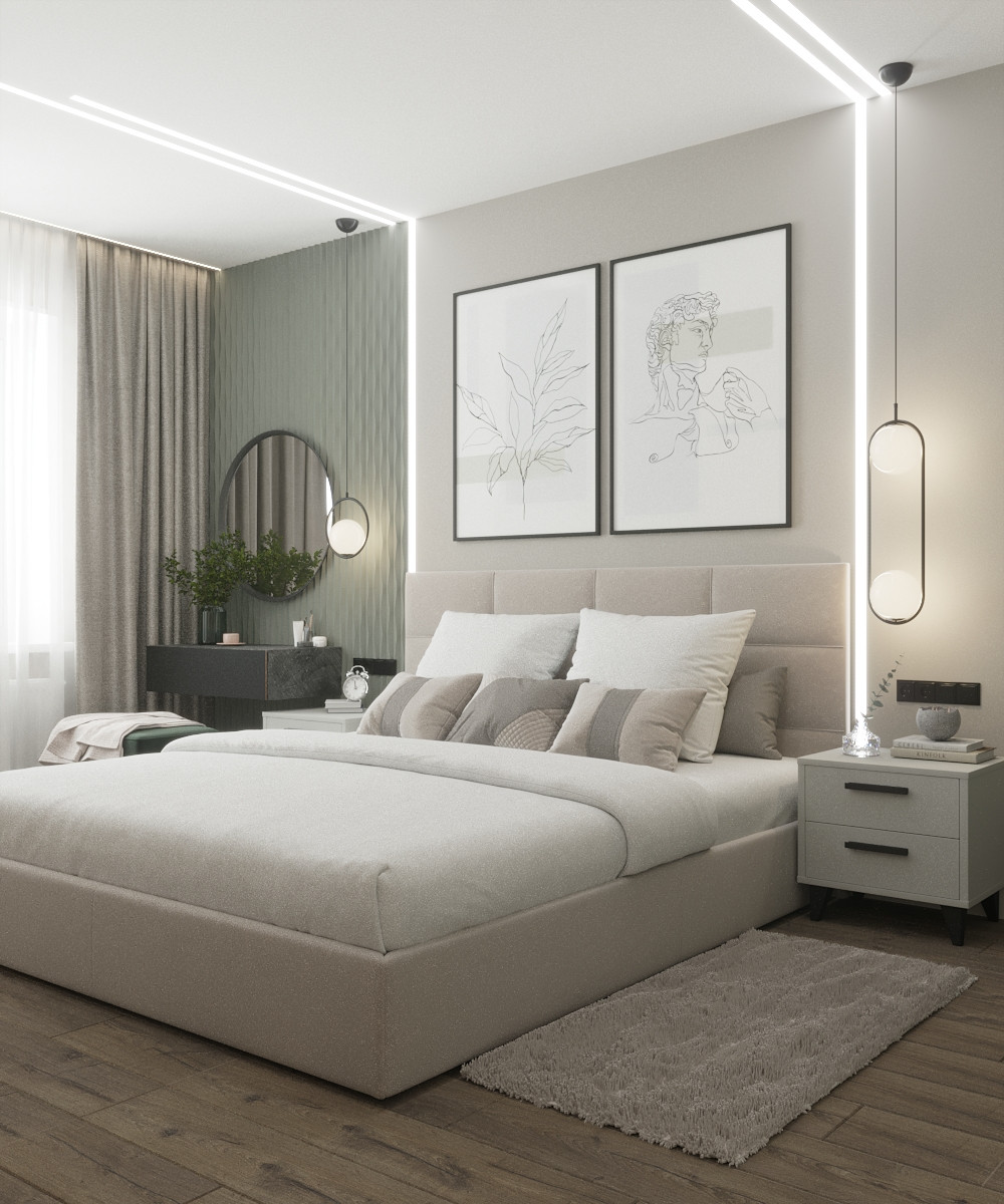 Современная квартира для молодой пары