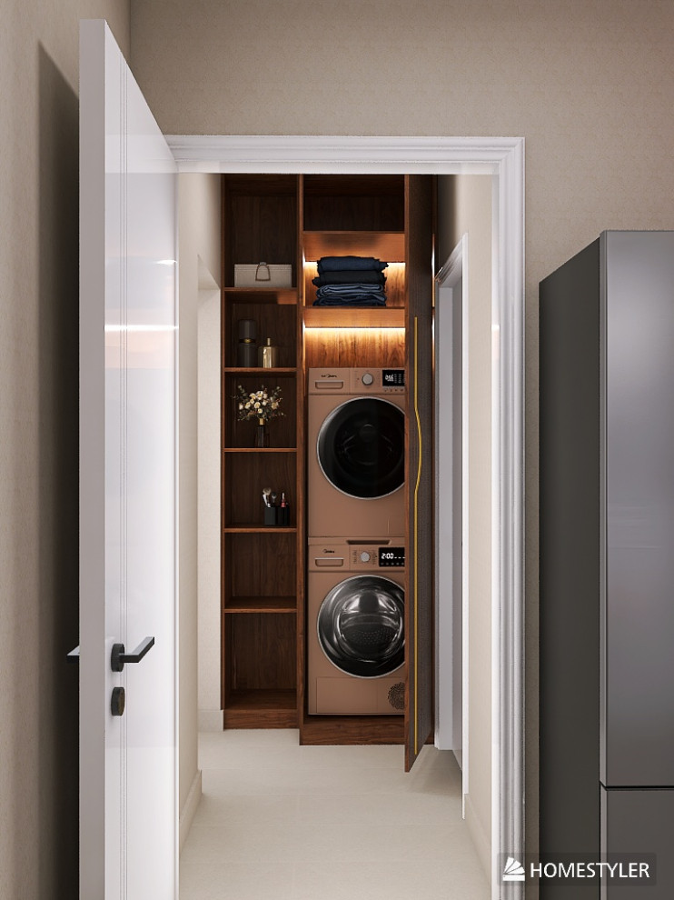 Однокомнатная квартира в стиле Midchentury