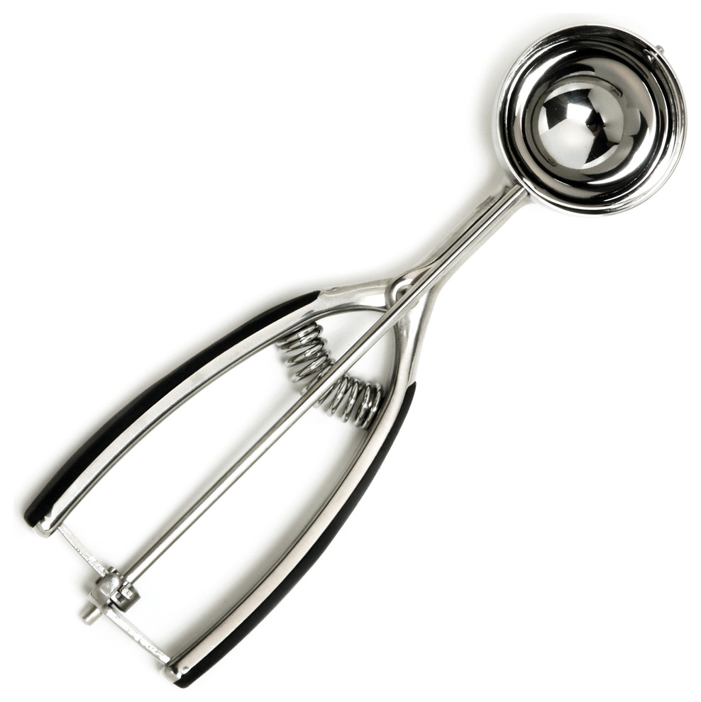 Norpro GripEZ Stainless Steel 8.25 Inch Ice Cream Scoop with Spring