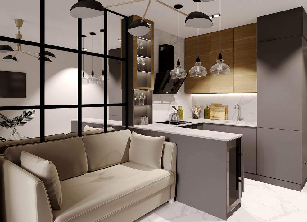 Однокомнатная квартира, 52 кв.м