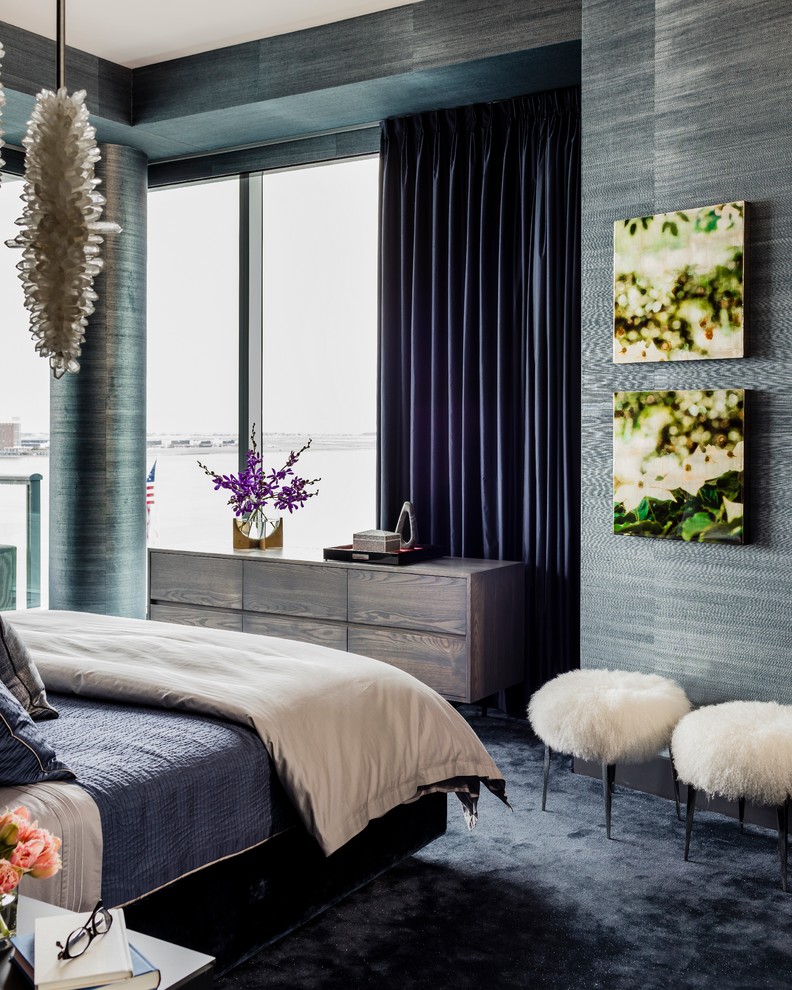 Seaport High Rise - Contemporary - Bedroom - Boston - by Elms Interior ...