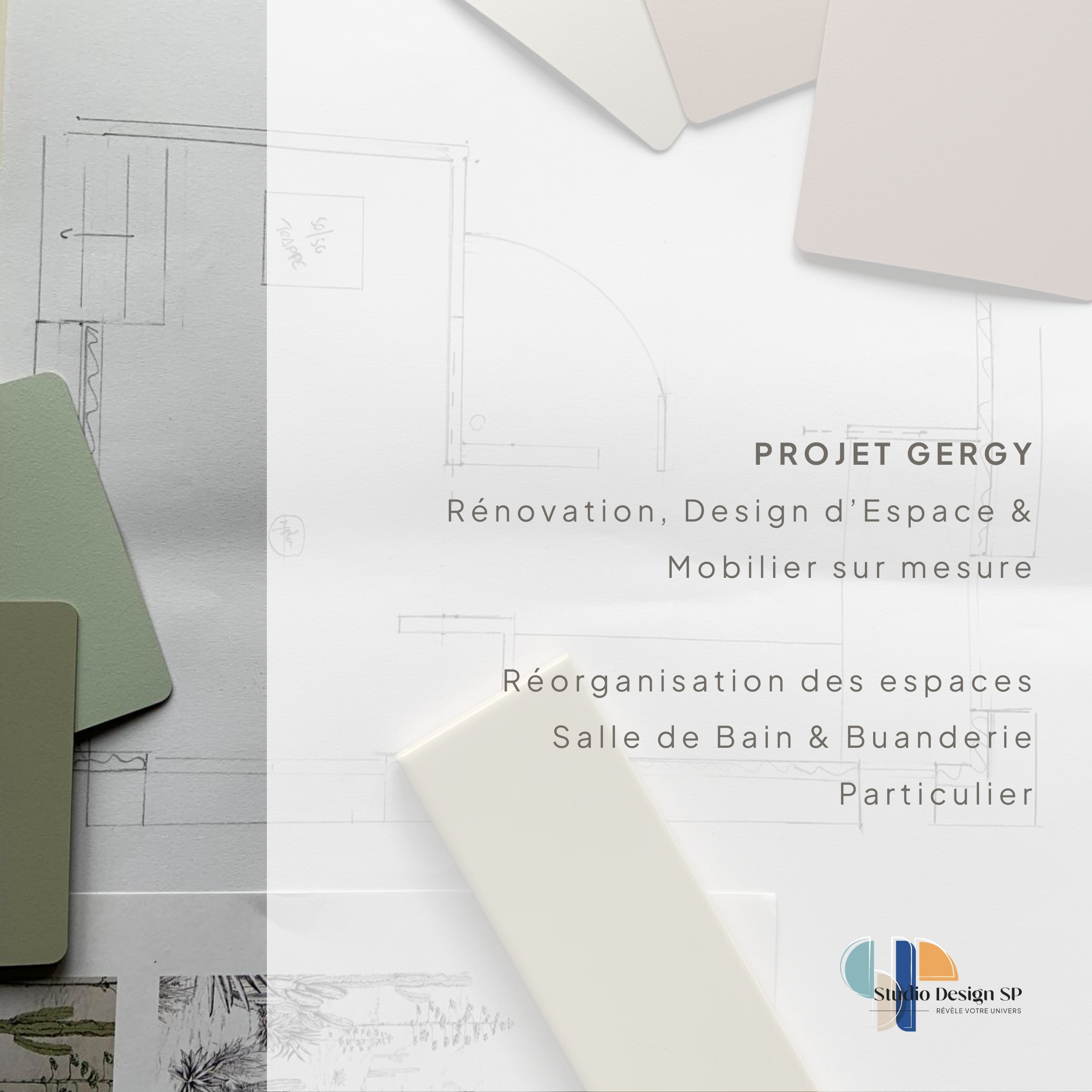 Projet GERGY - Projet clé en main - Salle de bain et Buanderie