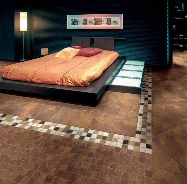 Perfectly Detailed Bedroom Floor Tile - Contemporary - Bedroom - Other