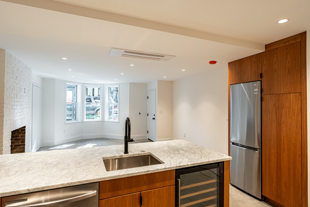 Eclectic Townhome City Scape