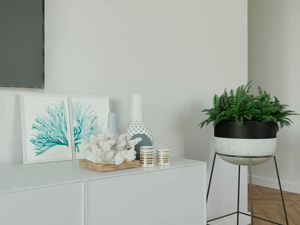 Проект кухни-гостиной в частном доме