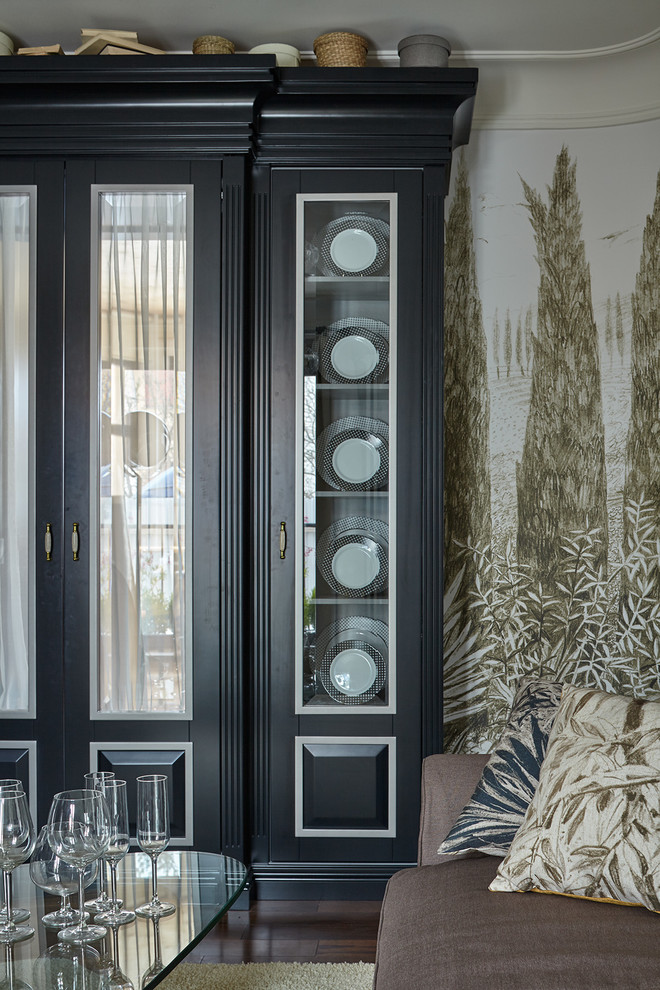 "Обнимающая" гостиная от студии "А3".