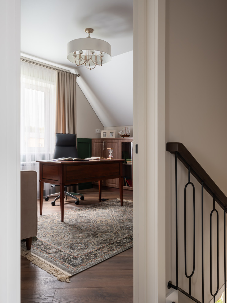 Двухэтажный дом с террасой площадью 170 м²