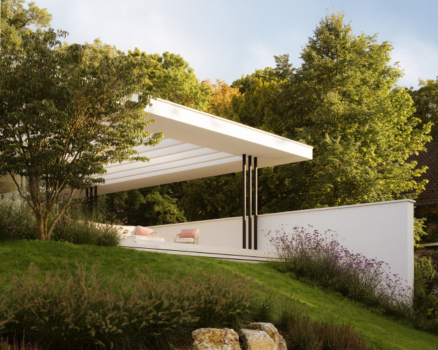 Haus Ayoughi modern-fasad
