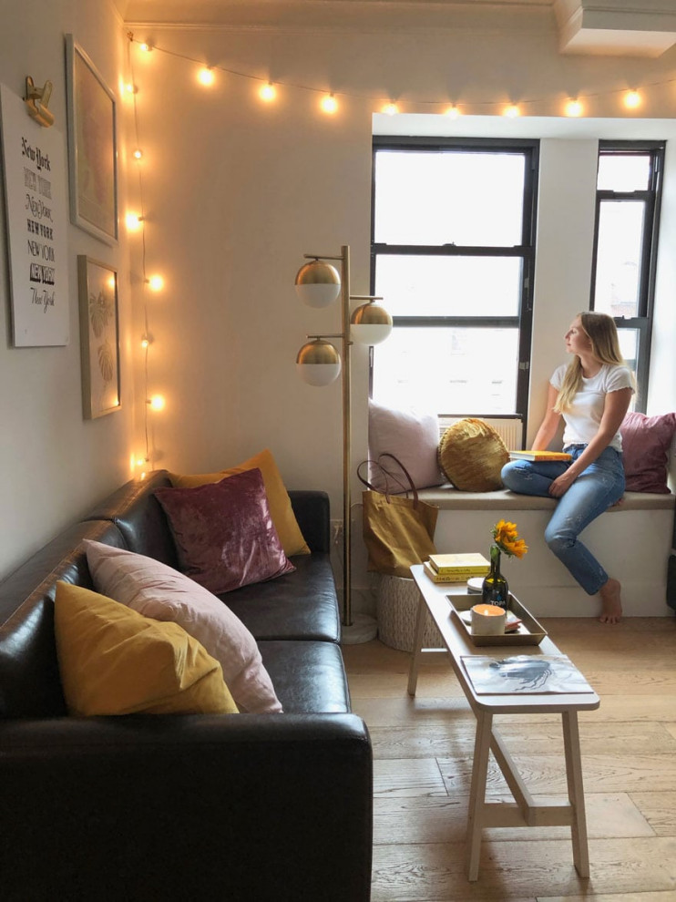 How to maximize space in small apartment Modern Living Room New