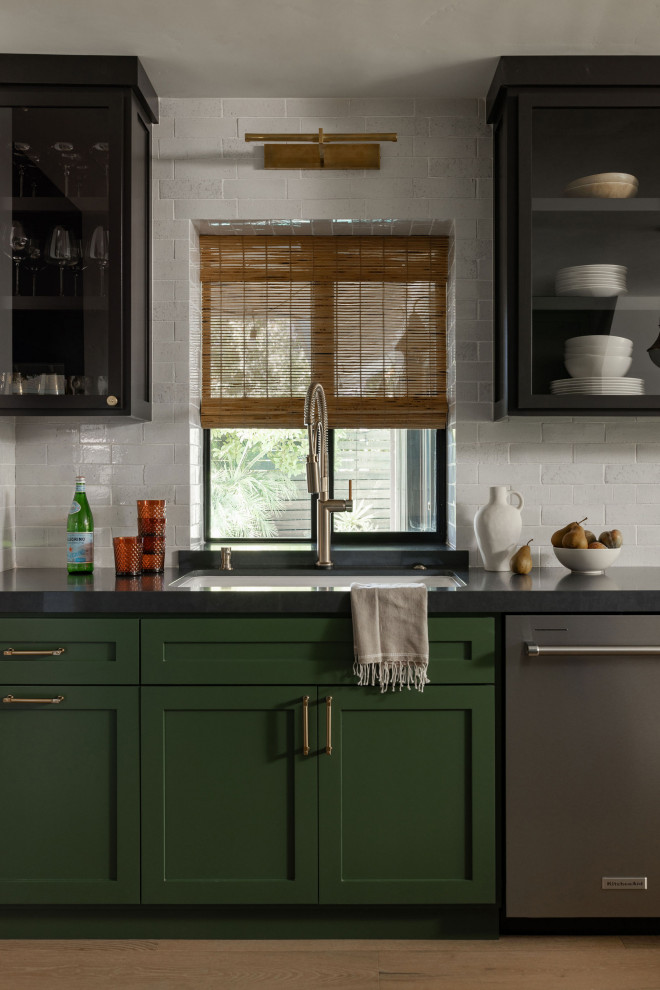 Inspiration for a transitional home bar remodel in Sacramento