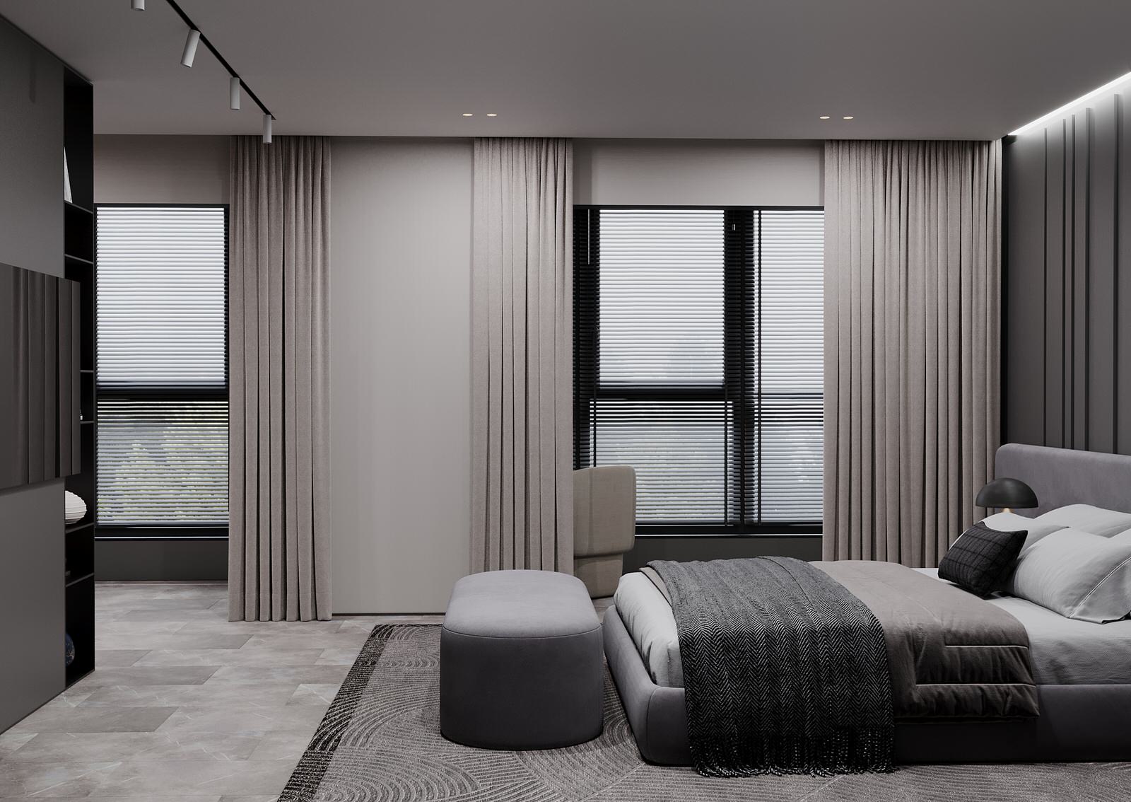 Спальня для молодой девушки ЖК "Лесопарковый", г.Челябинск