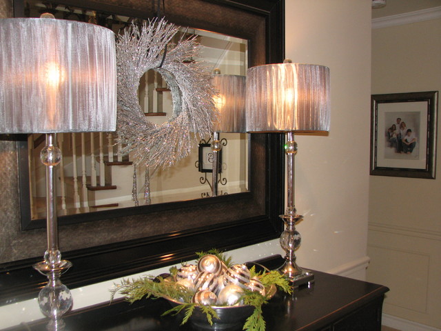Front entrance/foyer christmas decor contemporary toronto by ...