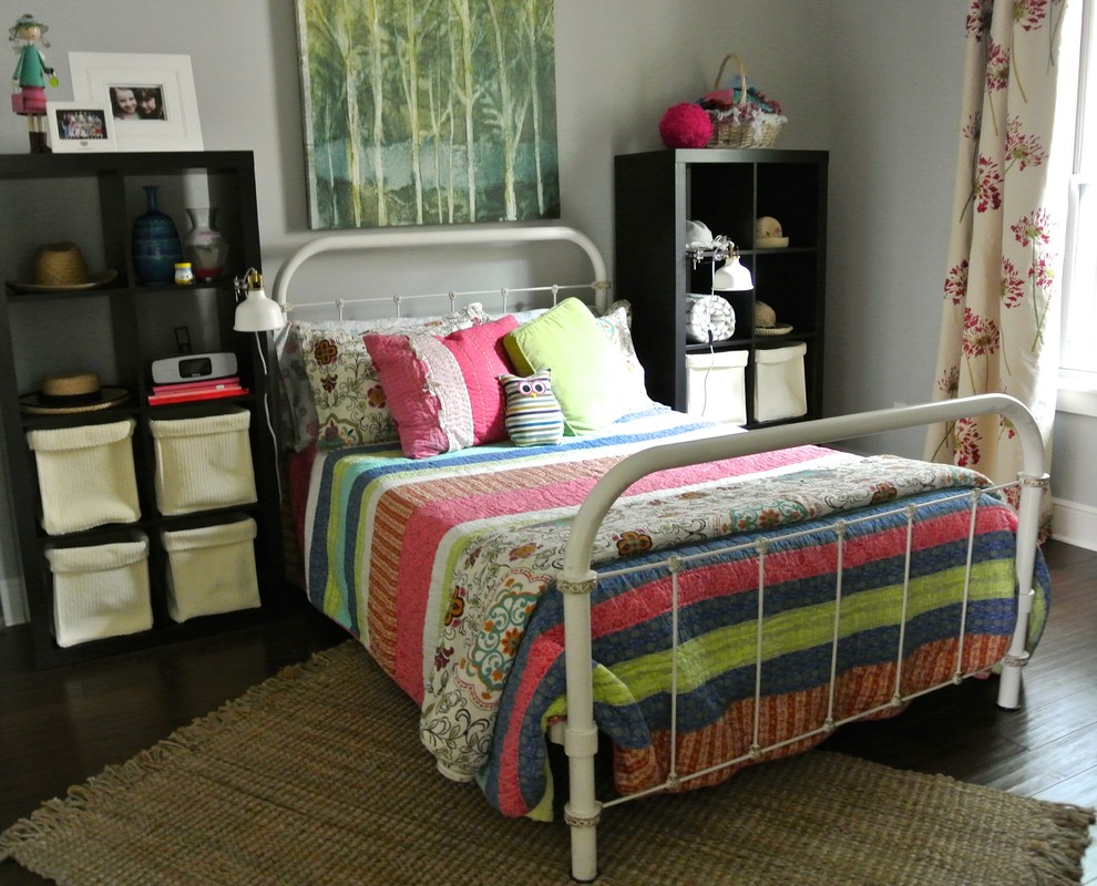 Inspiration for an eclectic bedroom in Charlotte.