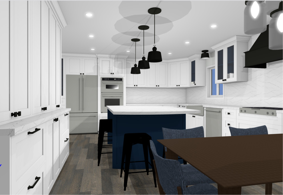 Kitchen - transitional kitchen idea in Chicago