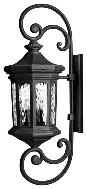 Hinkley Raley Outdoor Extra Large Wall Mount Lantern Mediterranean Lights And Sconces By Lbc Lighting Hinkley Raley Outdoor Extra Large Wall, Large Black Outdoor Wall Lighting