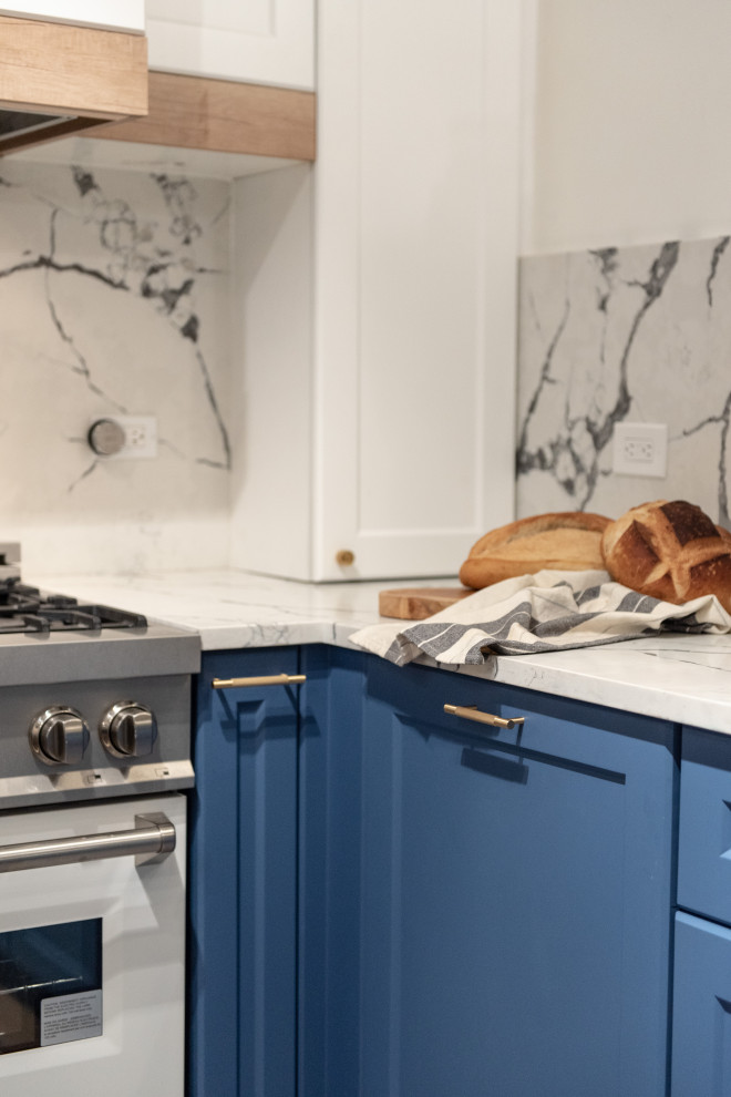 Transitional kitchen photo in Chicago