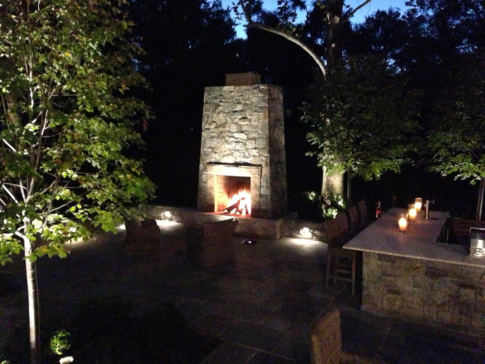 Example of a transitional patio design in DC Metro
