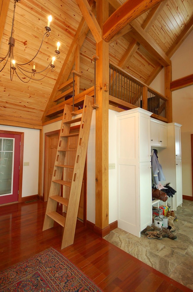 Timber Frame Home Addition on Creek Road