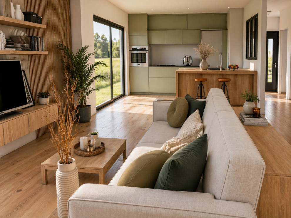 photo réaliste d'un projet d'achat immobilier