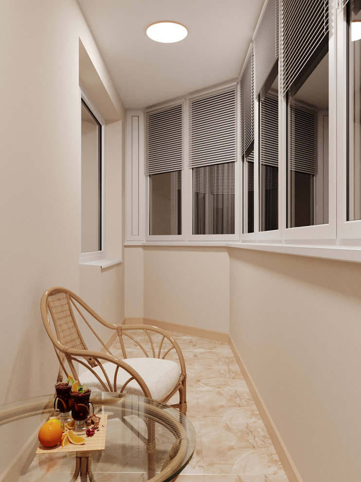 Однокомнатная квартира студия в классическом стиле для студентки