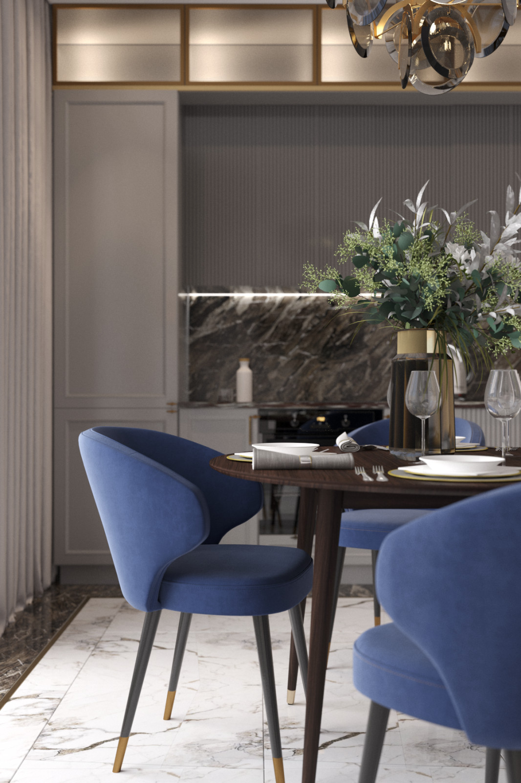 Замечательная кухня для заказчиков ЖК Гранд.