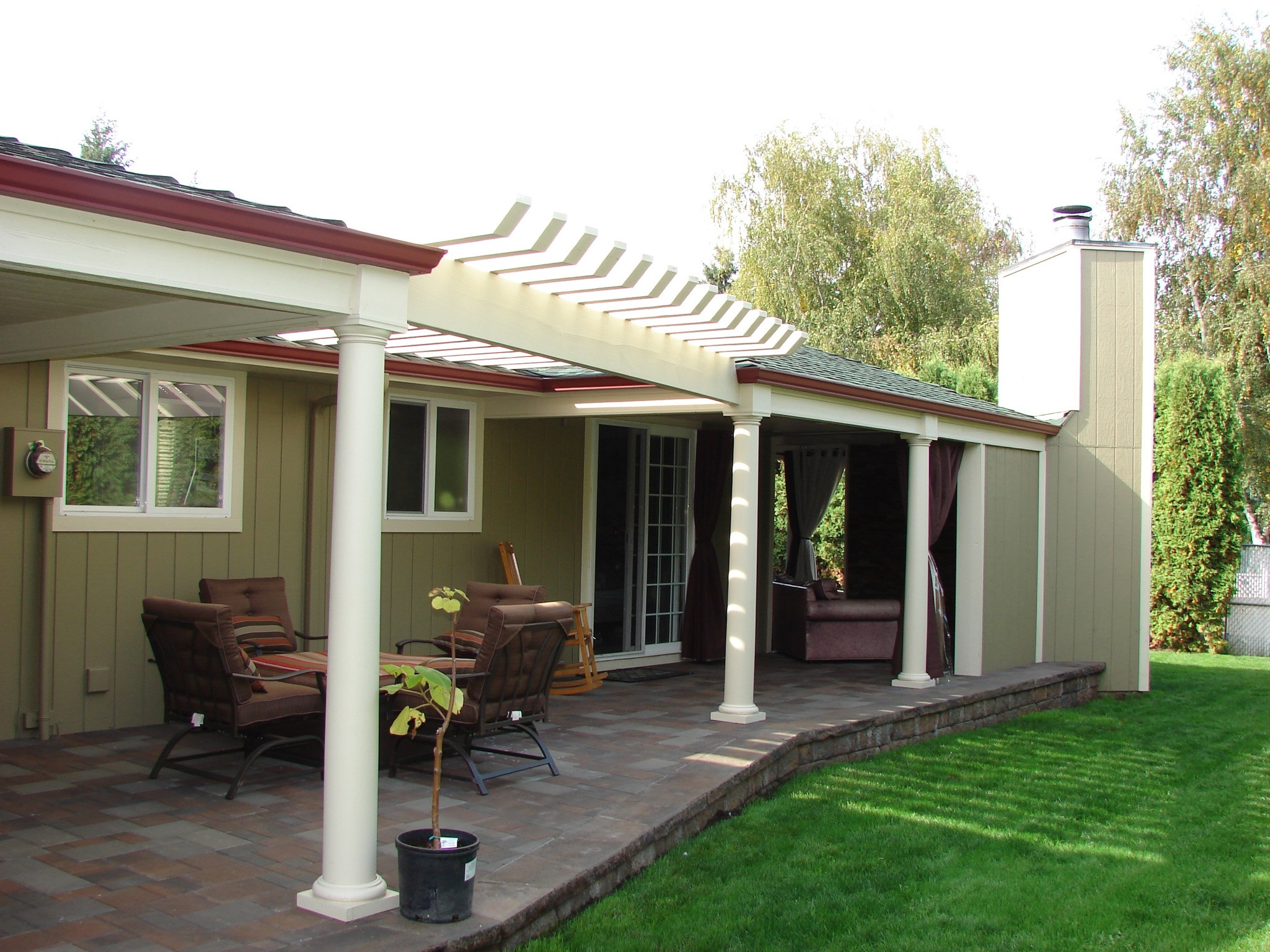 outdoor living space