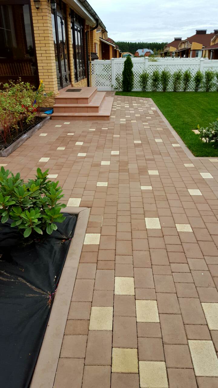 Маленький зеленый участок в процессе роста