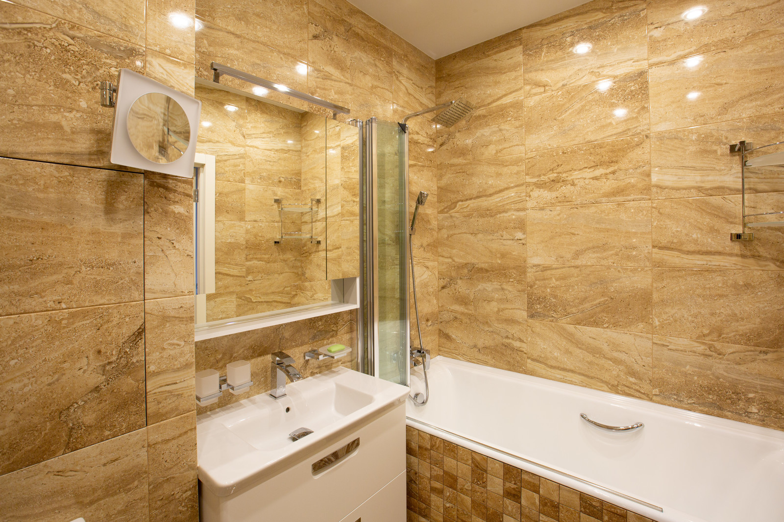 Реализованный проект "Квартира в полосатом доме на Академика  Янгеля"