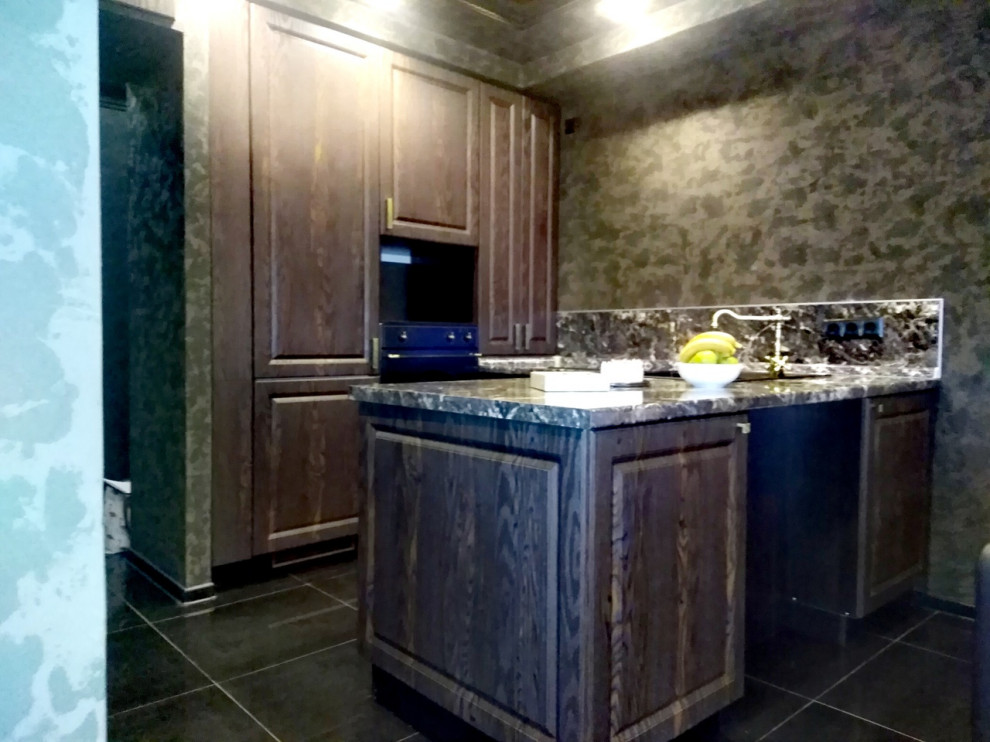 Кухня П-образная классика