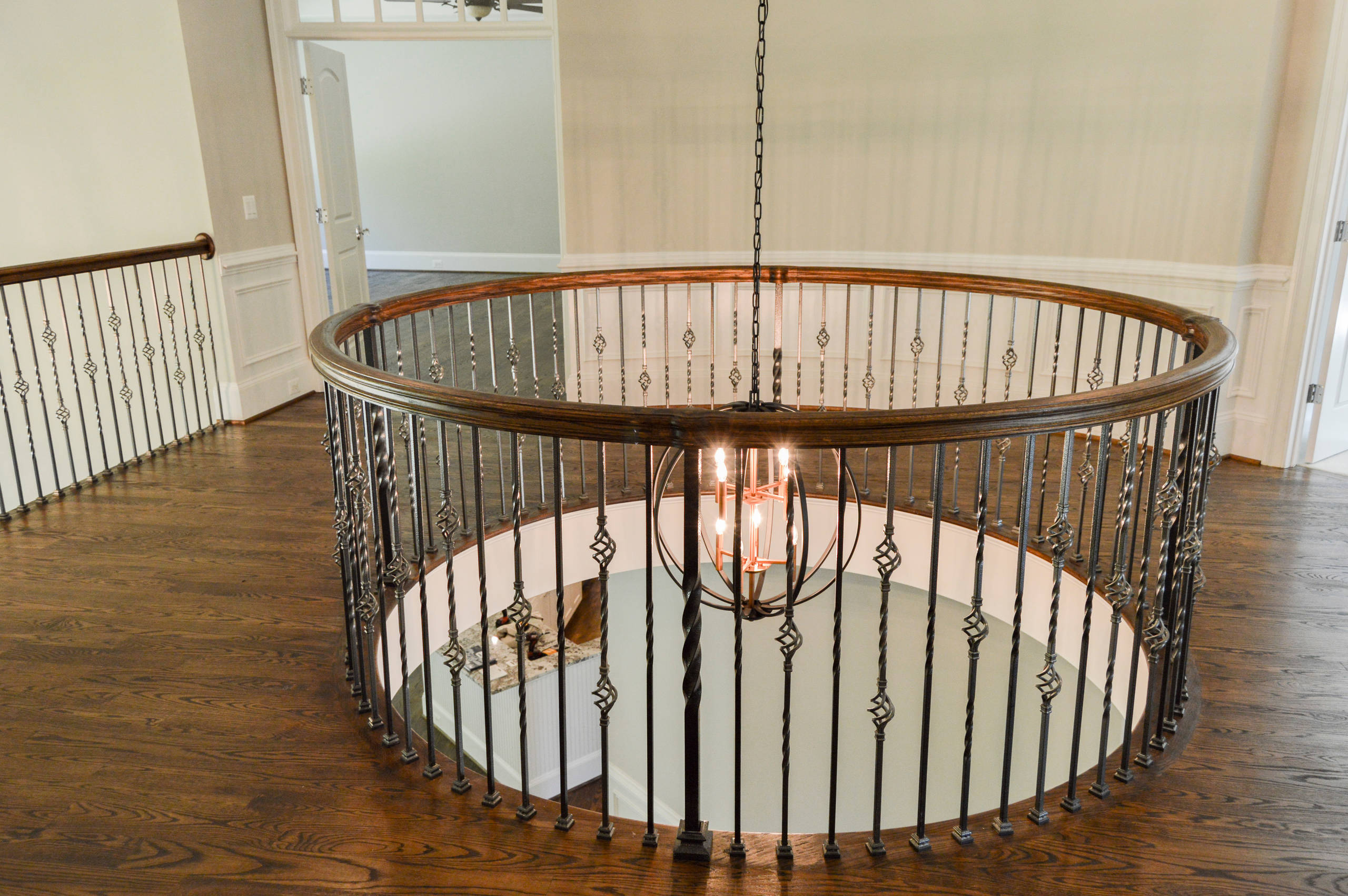 38_European Style Circular Balcony and Multi-level Staircase, Middleburg, VA 201