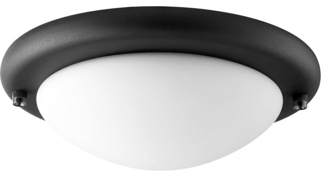 Quorum Dome E27 Led Ceiling Fan Light Kit Kit 1141 869 Noir