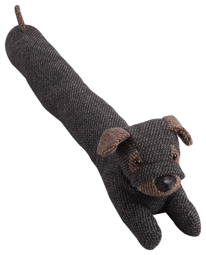 MHF Home Henry the Herringbone Dog Draft Guard Contemporary Door