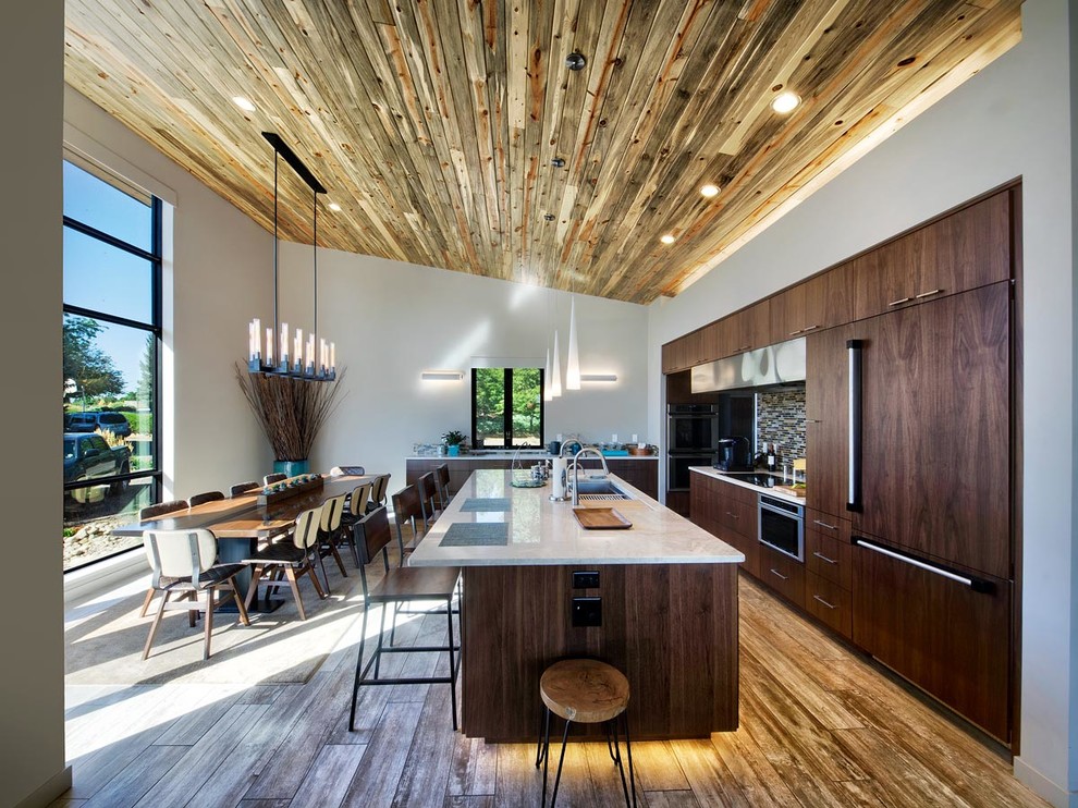 Trendy kitchen photo in Denver