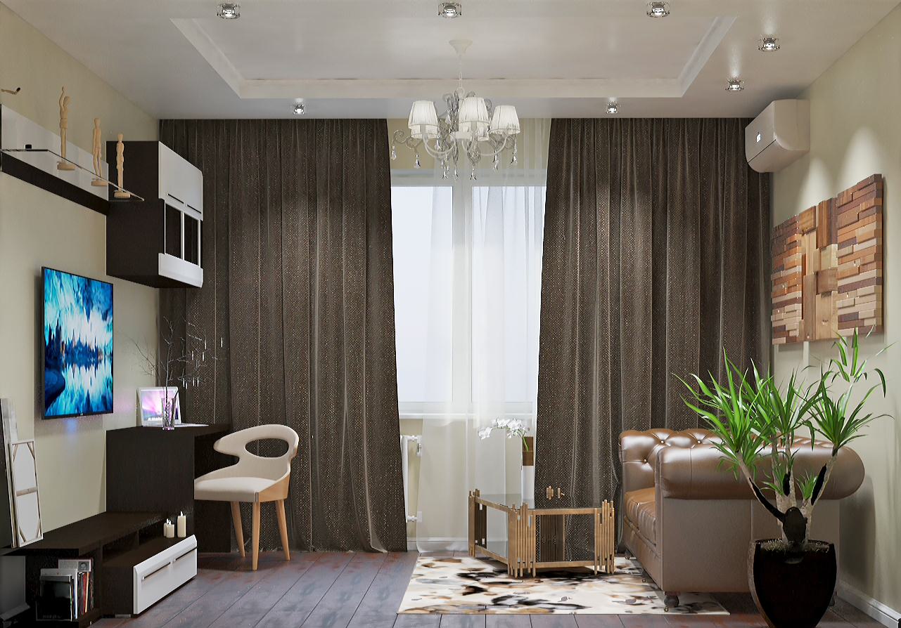 Дизайн-проект квартиры в ЖК "Golden Keys"